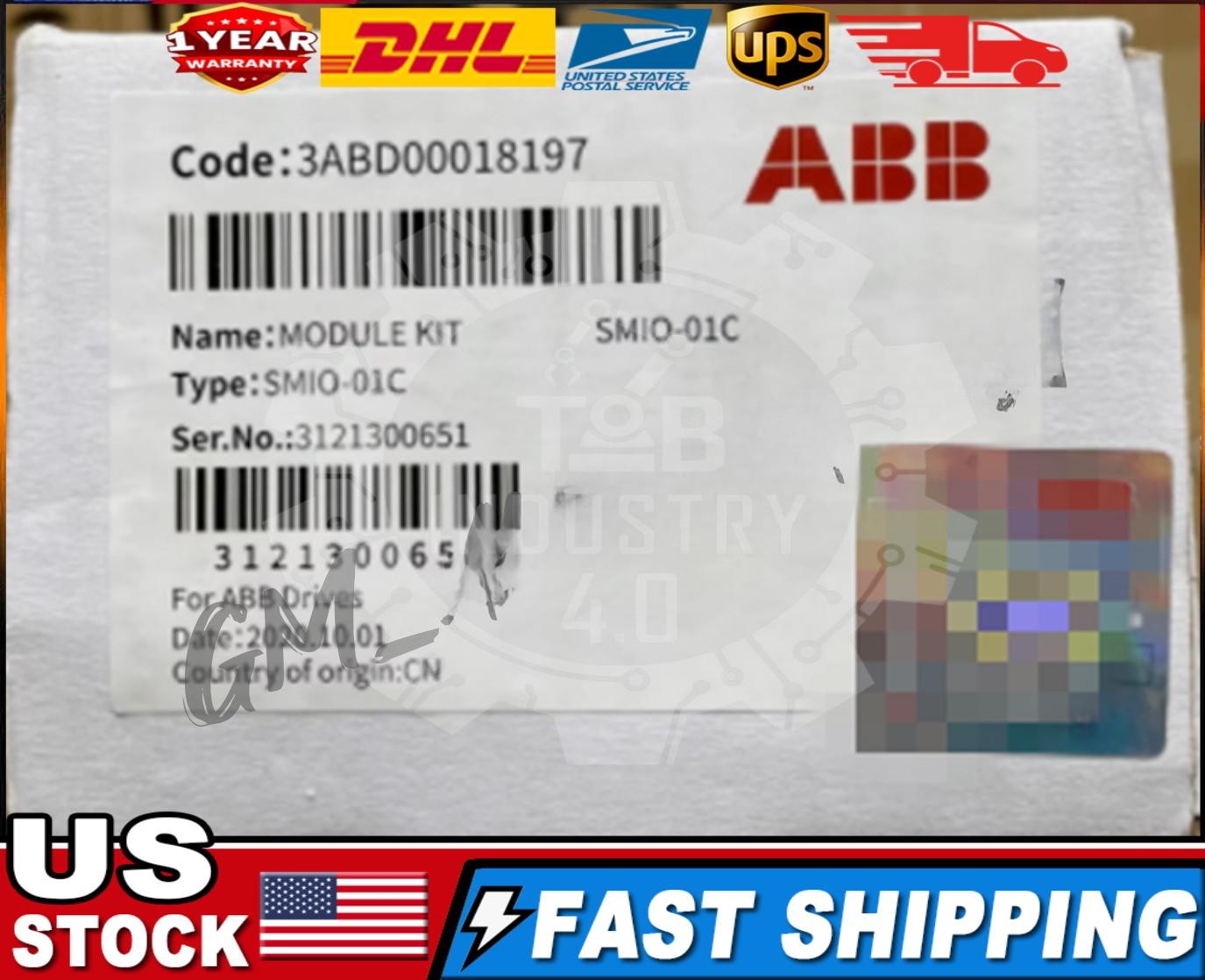 SMIO-01C ABB inverter IO CPU ACS510 control board interface board No Keypad