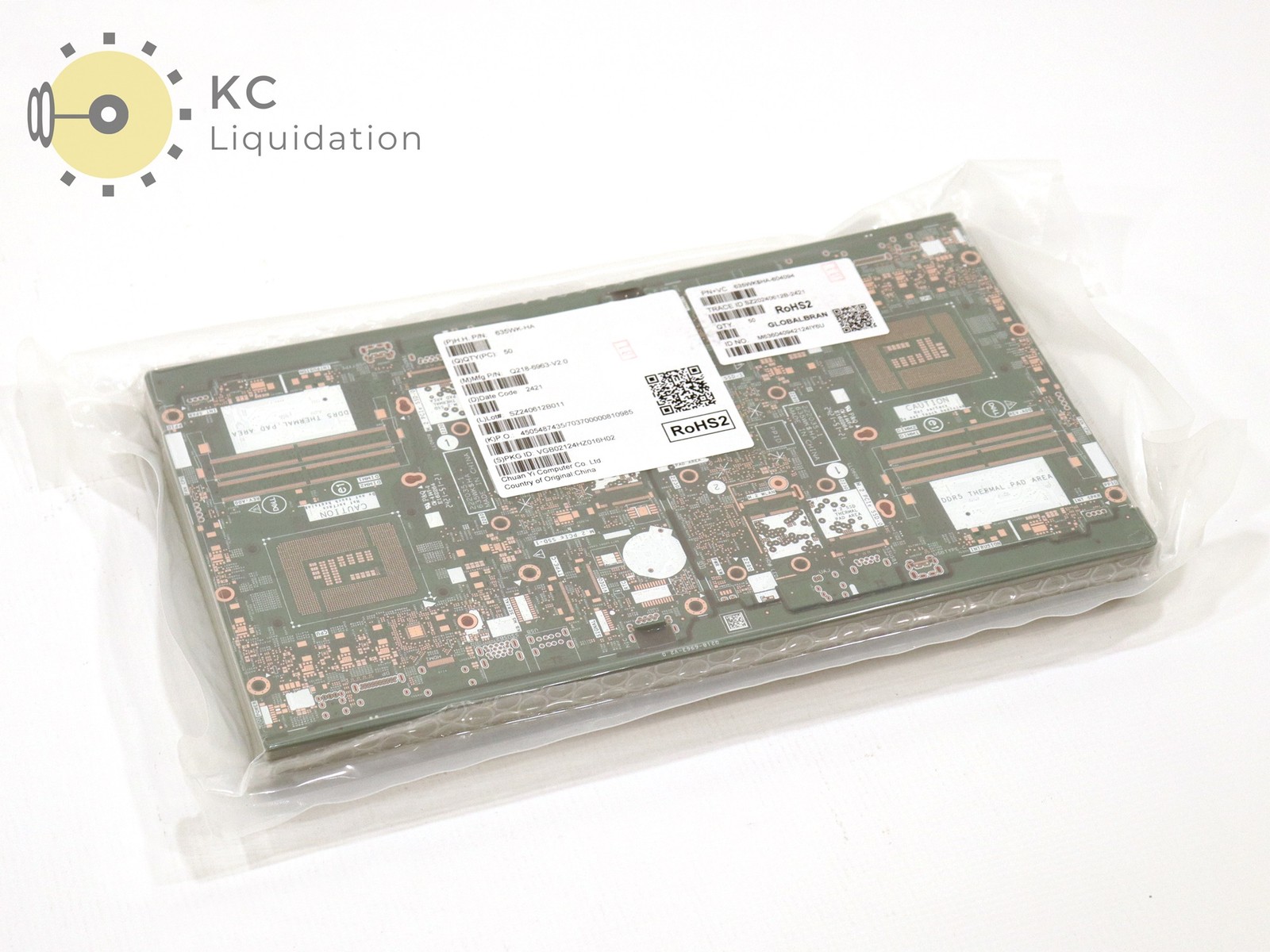 10.0 lbs. Rose Gold PCB Boards – 50 count Dell 635WK-HA Motherboard