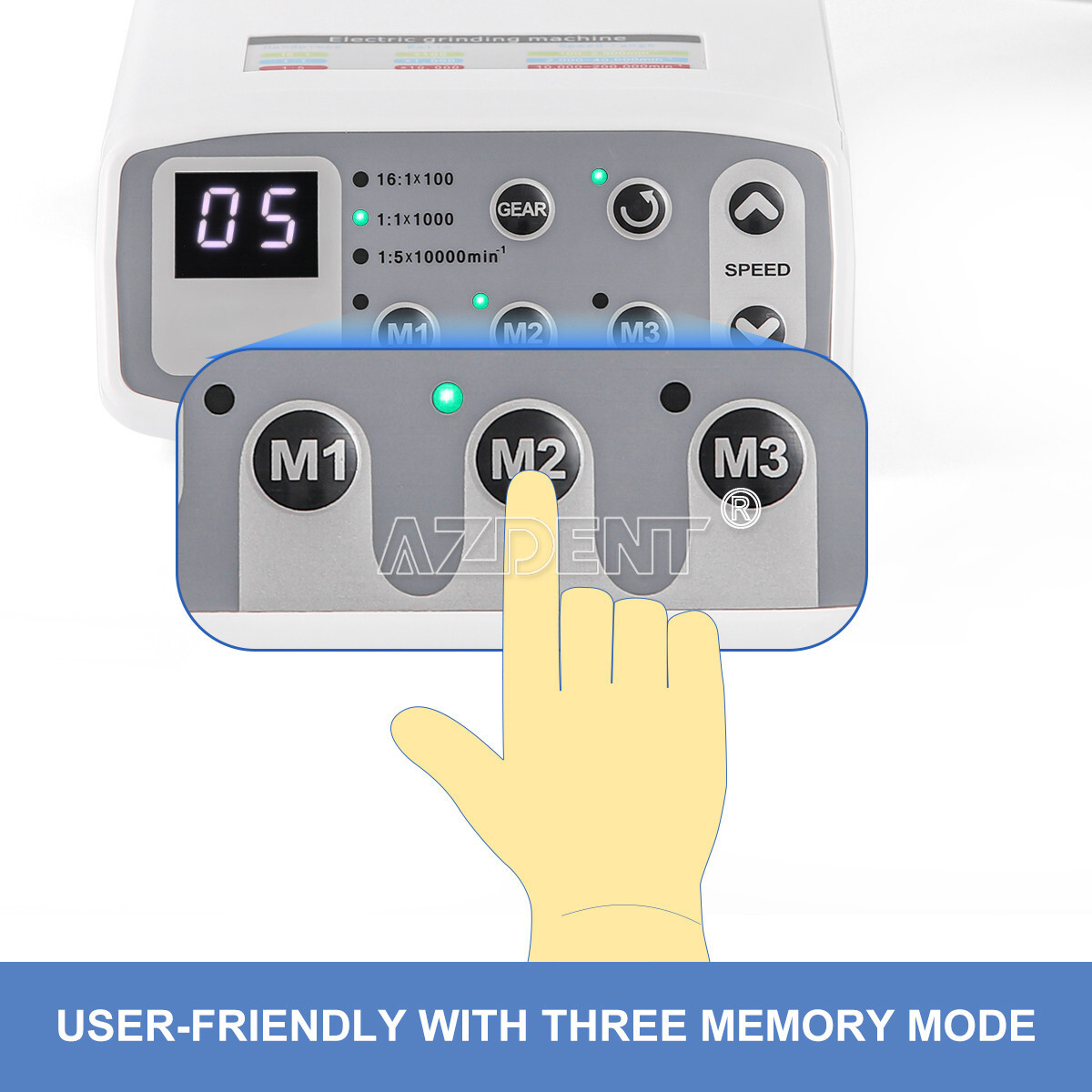 Dental LED Brushless 1:1/1:5/16:1 Electric Micro Motor Internal E-type 4Holes