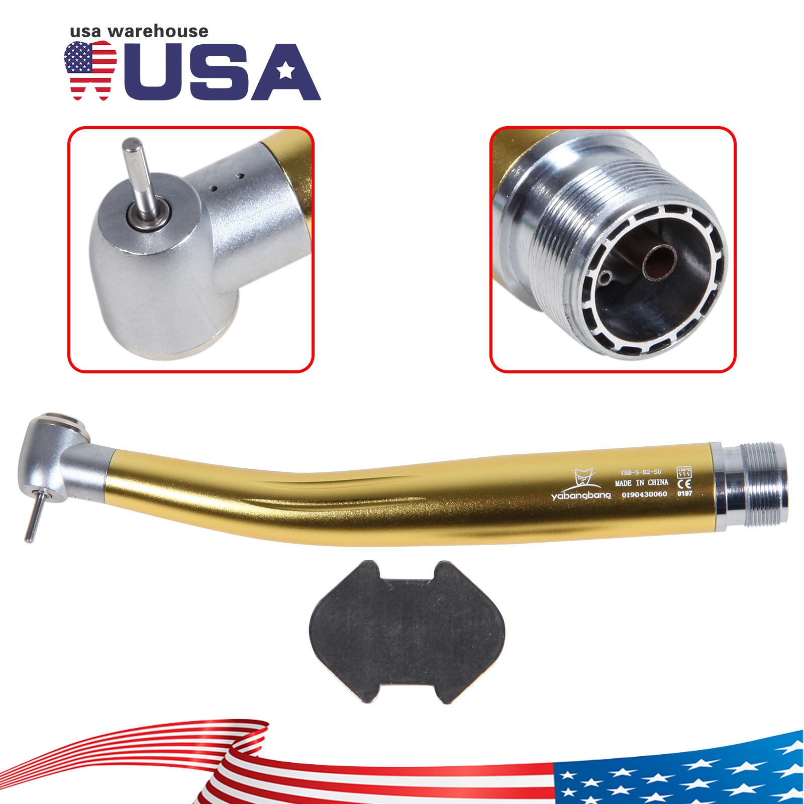 10 NSK Style Dental High Speed Handpiece PANA-MAX Fast Turbine 2 Holes Borden