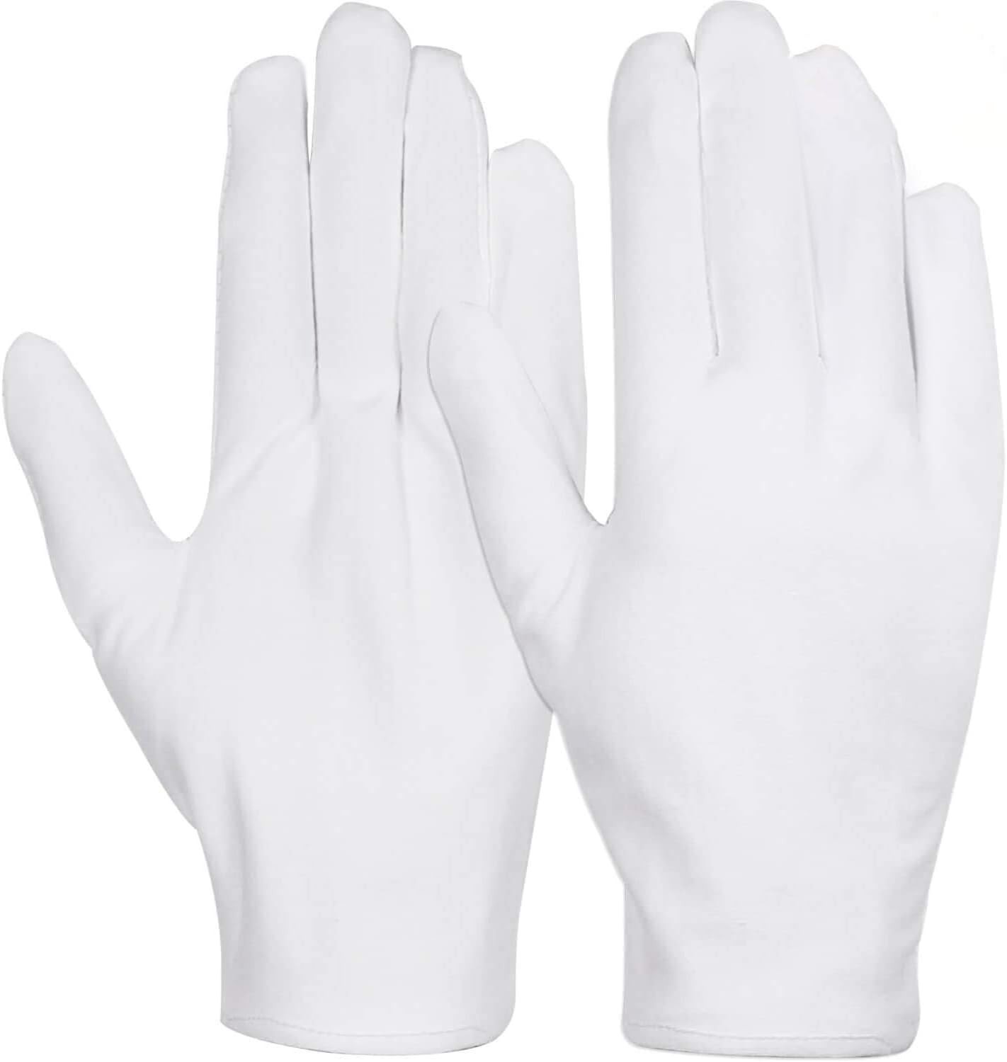 Moisturizing Cotton Gloves – 6 Pairs for Daily Use & Eczema Relief – Large Size