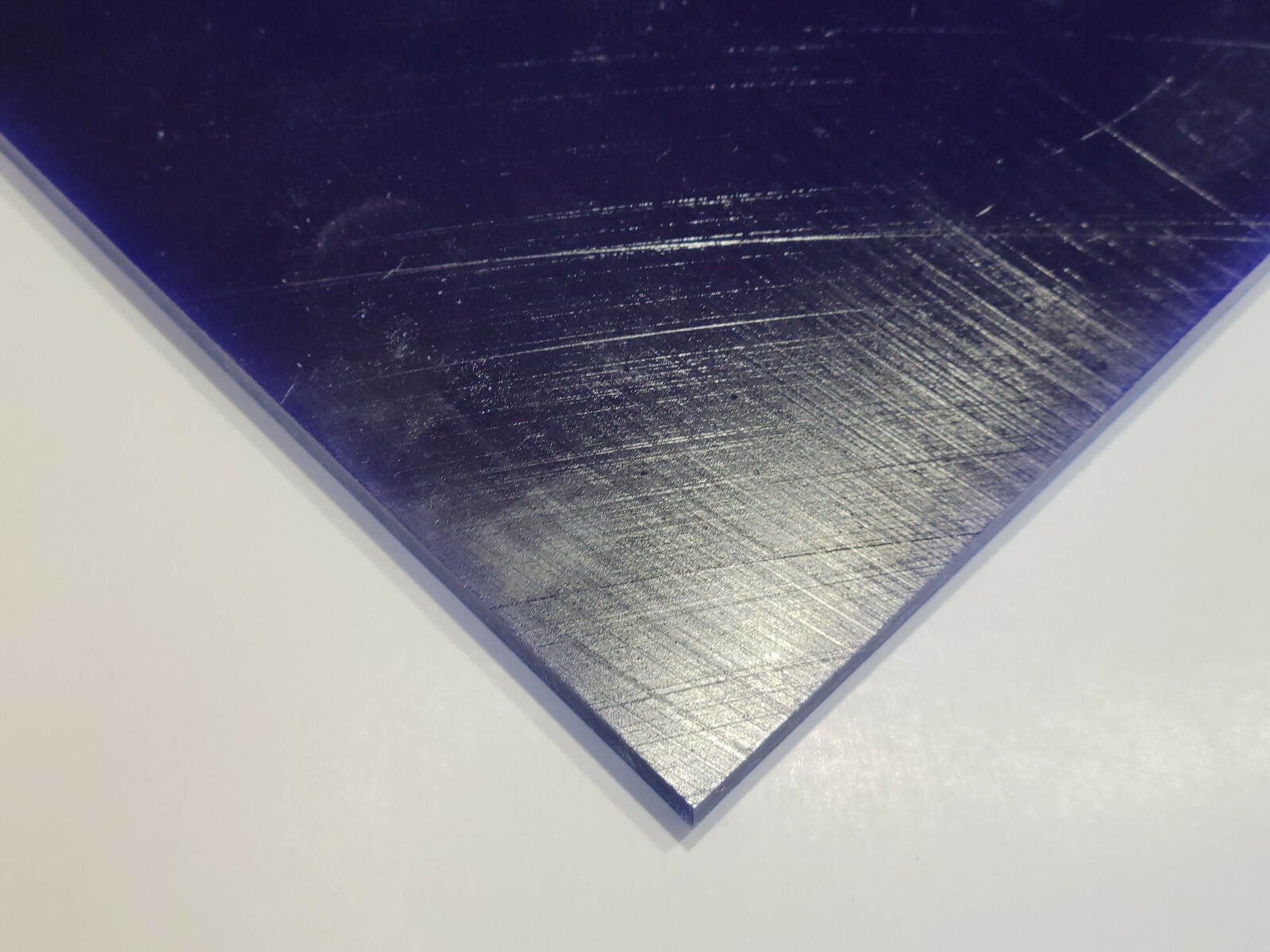1/4″ x 6″ X 6″ URETHANE / POLYURETHANE 90 A DARK BLUE SHEET
