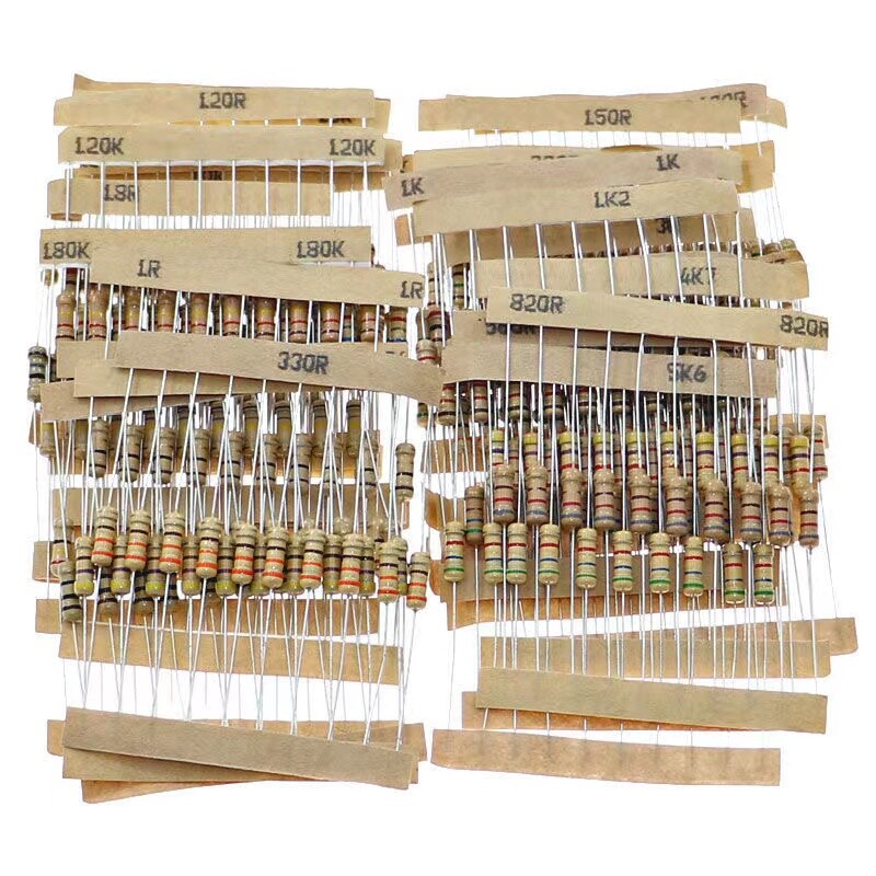 10pcs 1/4W 5% Carbon Film Resistors Choose From 100 Values 10pcs 0.25W US Ship