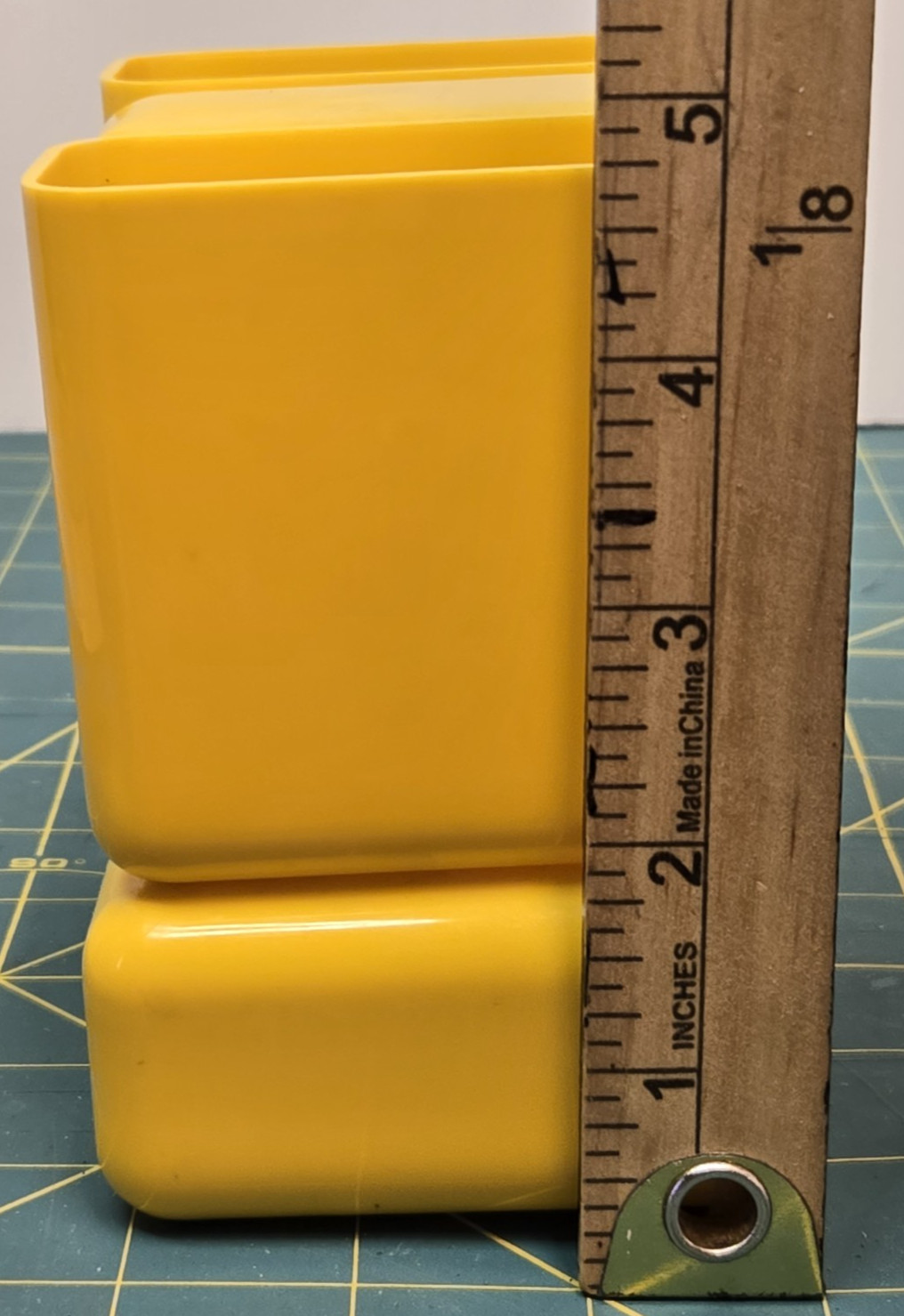 VTG HOF Yellow Modular Plastic Desk Organizer 5 Storage Drawers #7412 Hong Kong
