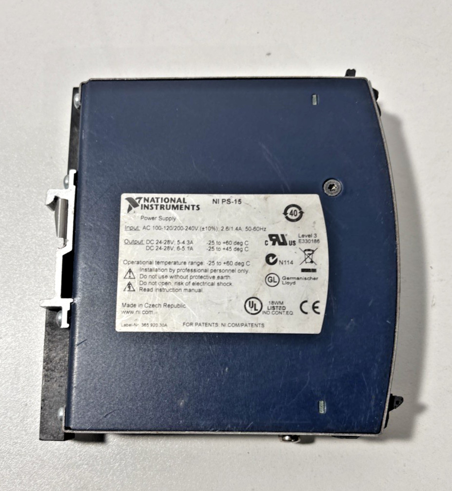 National Instruments NI PS-15 Power Supply Fully Tested and Working FREE SHIP