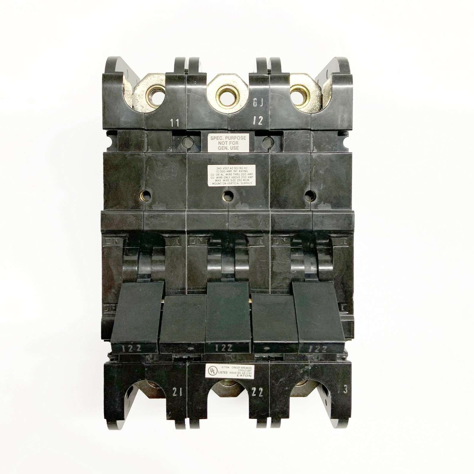 Eaton Heinemann GJ3-Z13-6 / HH83XC406 Circuit Breaker