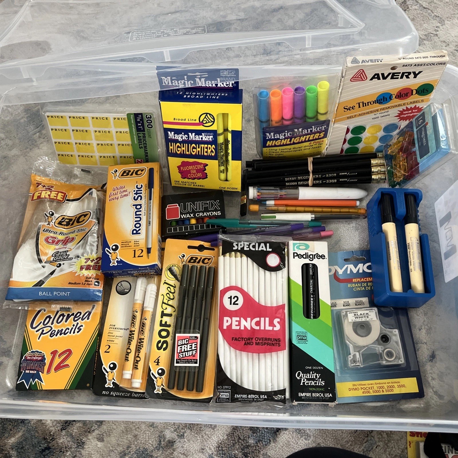 Mixed Lot Of Office Supplies – Mostly Vintage