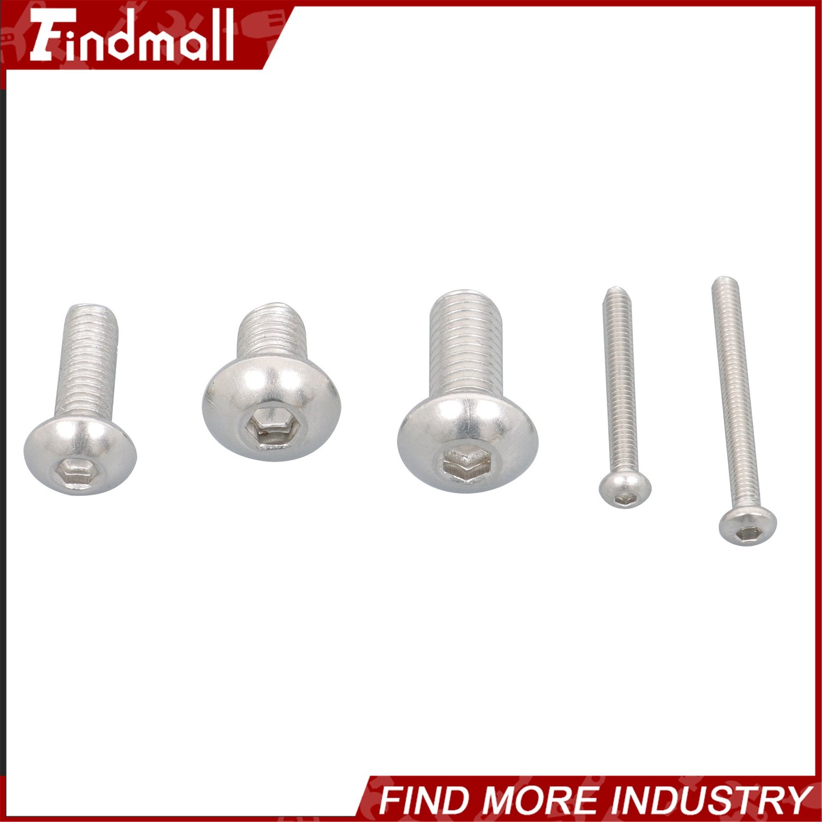 1625Pcs M2 M3 M4 M5 Metric Screw Assortment,304 Stainless Steel Bolts and Nuts