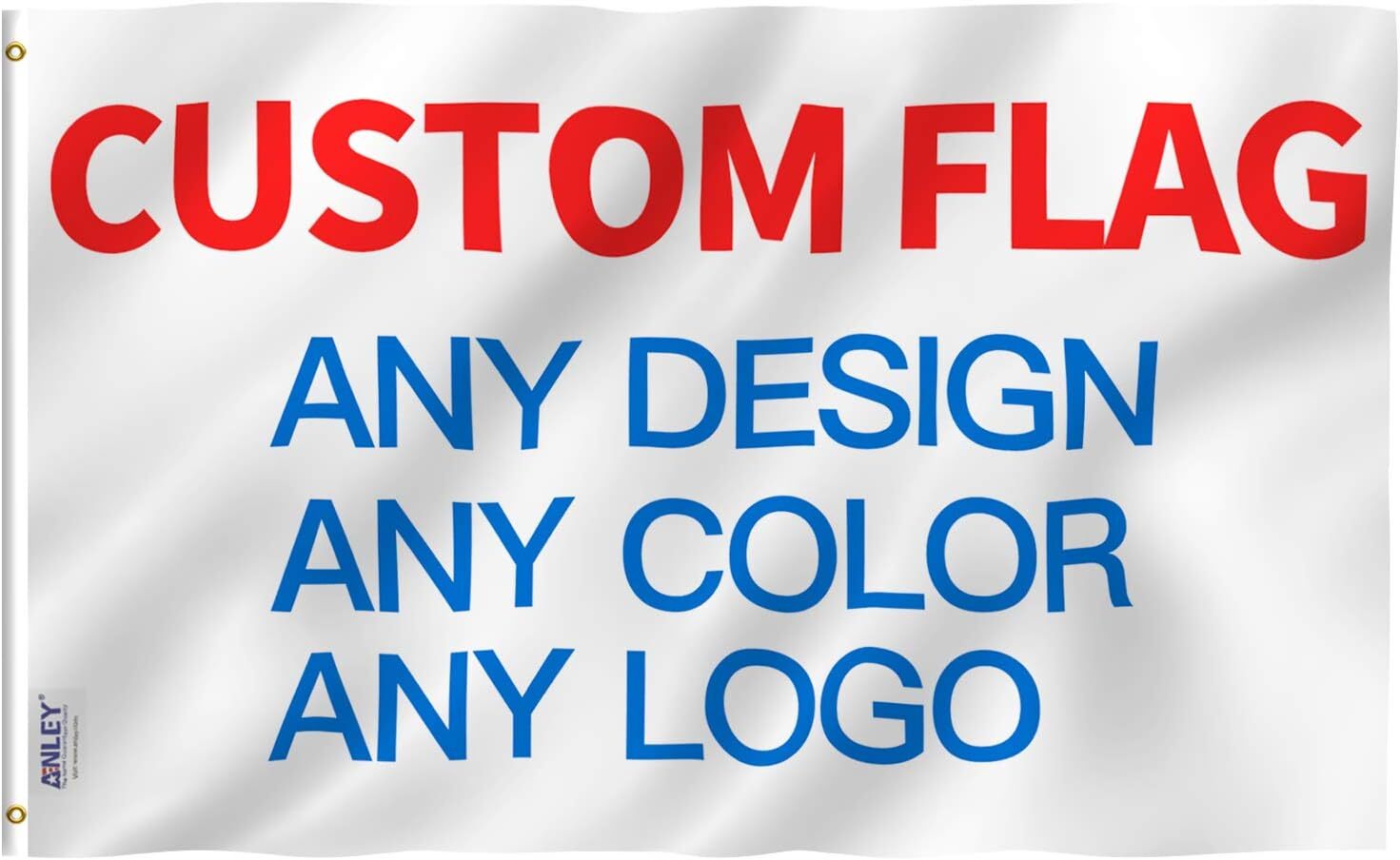 Anley Rip-Proof Double Sided Custom Flag – Personalized Flags Banners Polyester