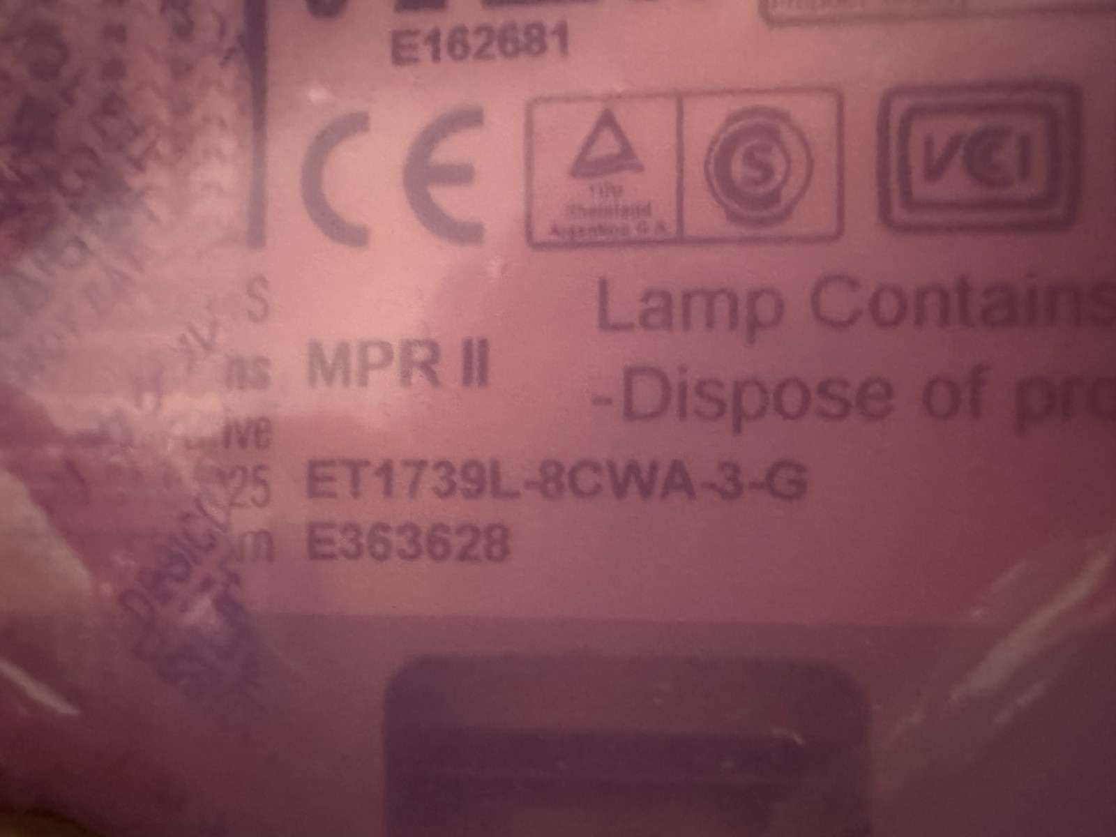 NEW ELO ET1739L-8CWA-3-G TOUCH MONITOR