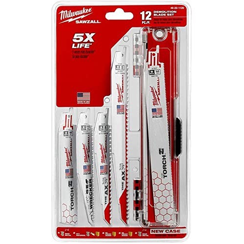 Milwaukee 12 Piece Multi Material (Wood, Plastic, Metal) Bi-Metal White