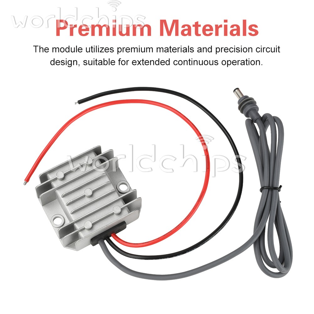 DC 12V24V to DC 30V 3.5A Power Cord Converter Boost Conversion Module Waterproof