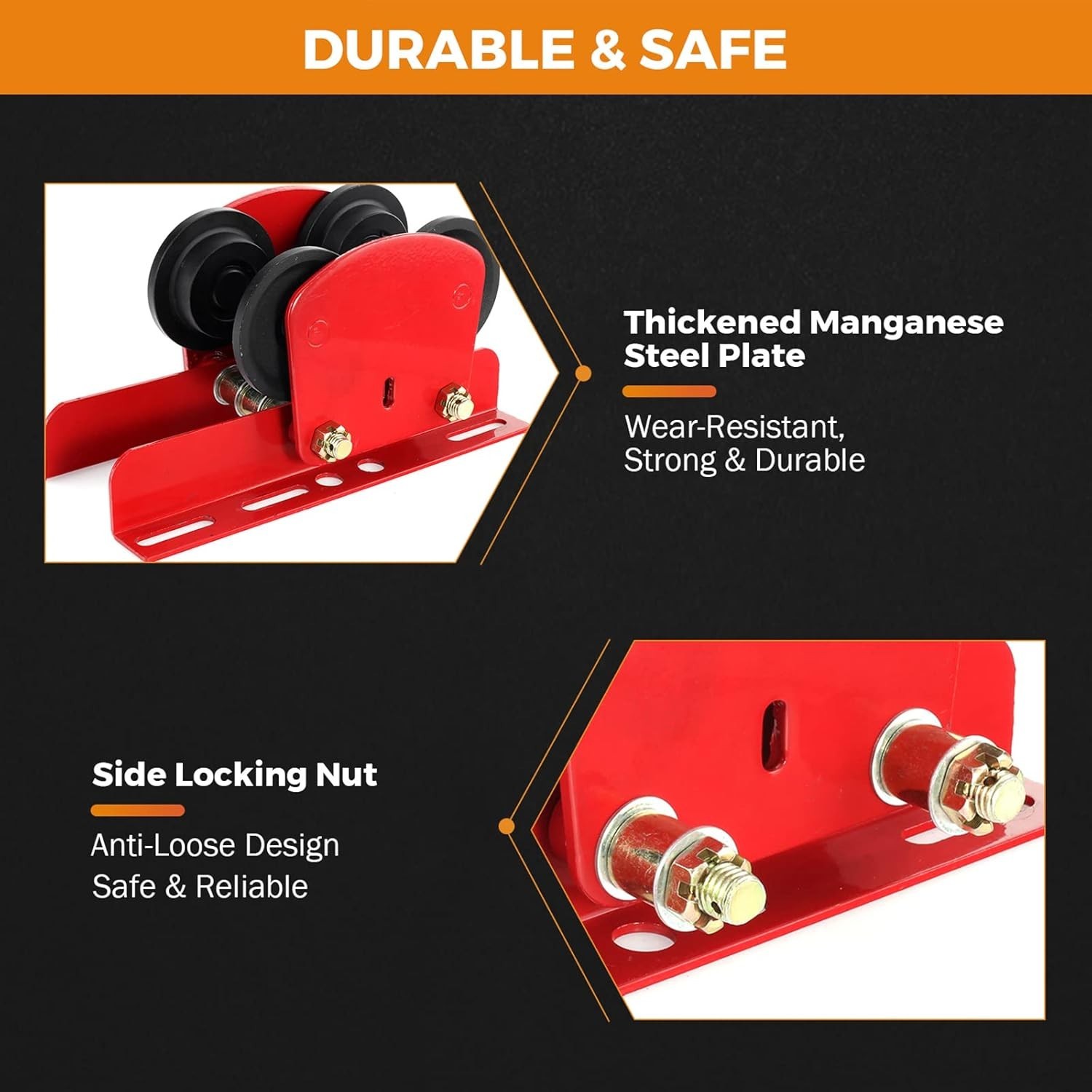 Electric Hoist Manual Trolley for 1.96-6.69 in I-Beam 1 Ton 2204 LBS for PA600 P