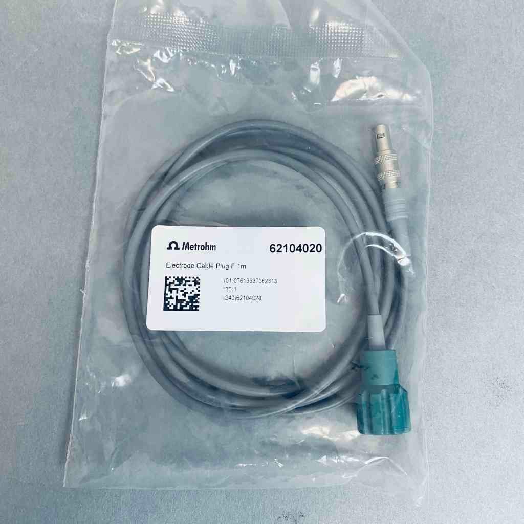 Metrohm Electrode Cable G to F Plug 1 m Length