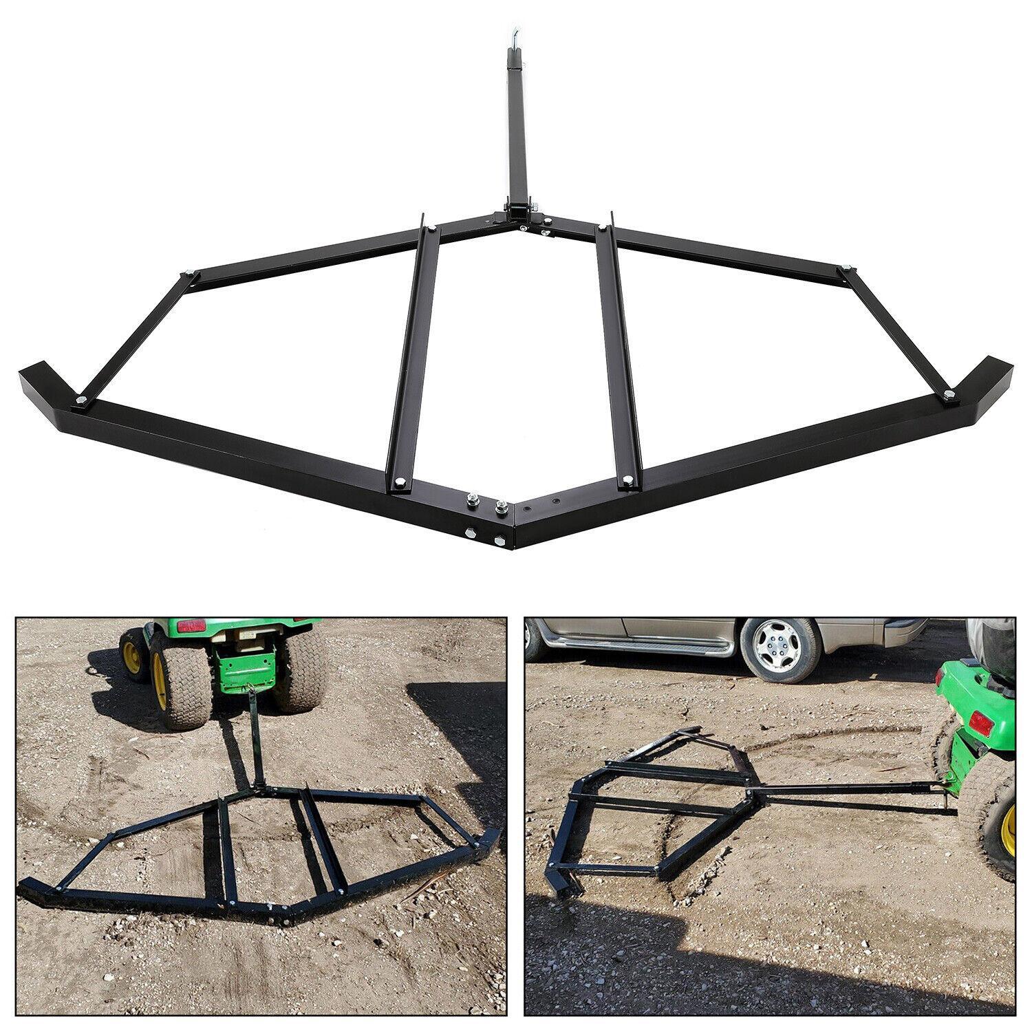 Tow Behind Drag Harrow for ATV UTV And Garden Lawn Tractor with 72″ Width