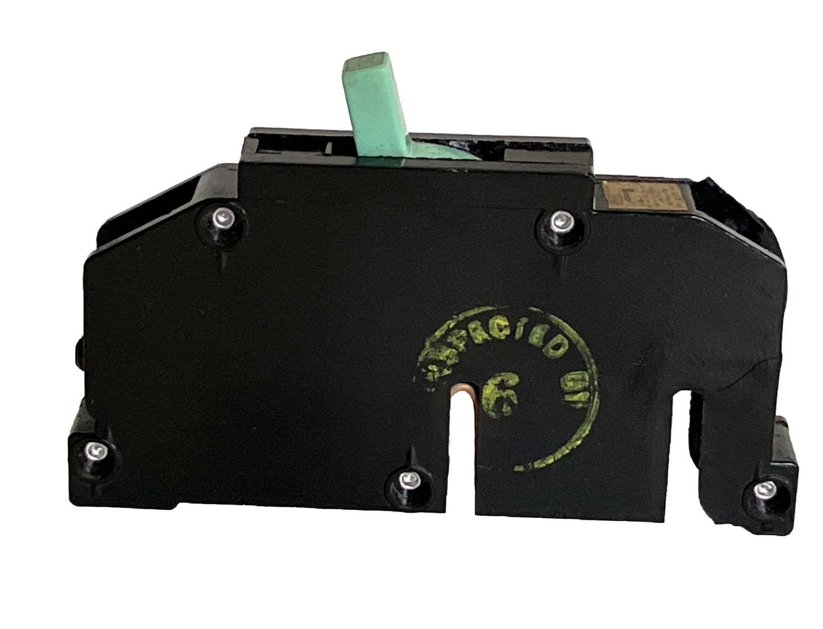 T30 Zinsco GTE Sylvania 1P30A 120VAC Plug-in / Feed-thru Breaker T130 Green