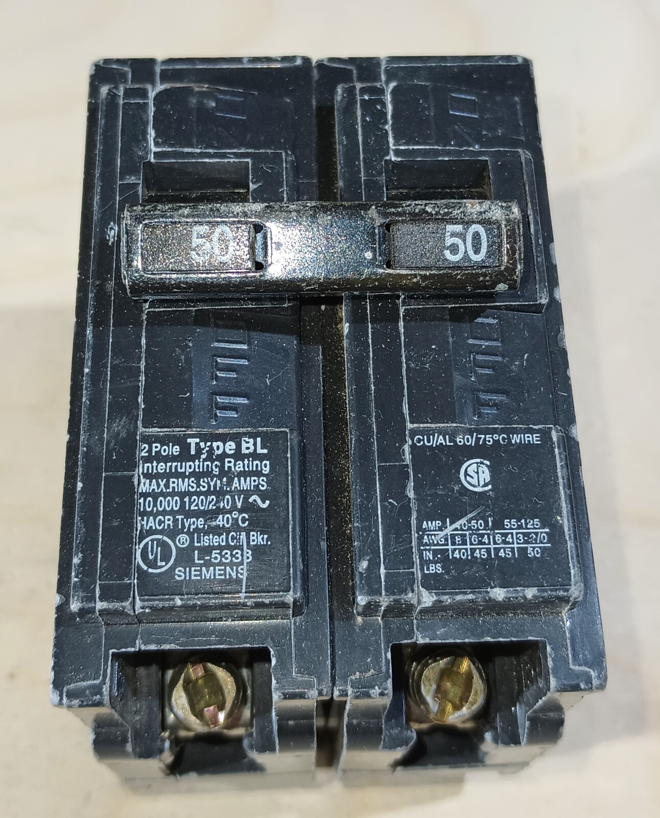 Siemens B250 Circuit Breaker