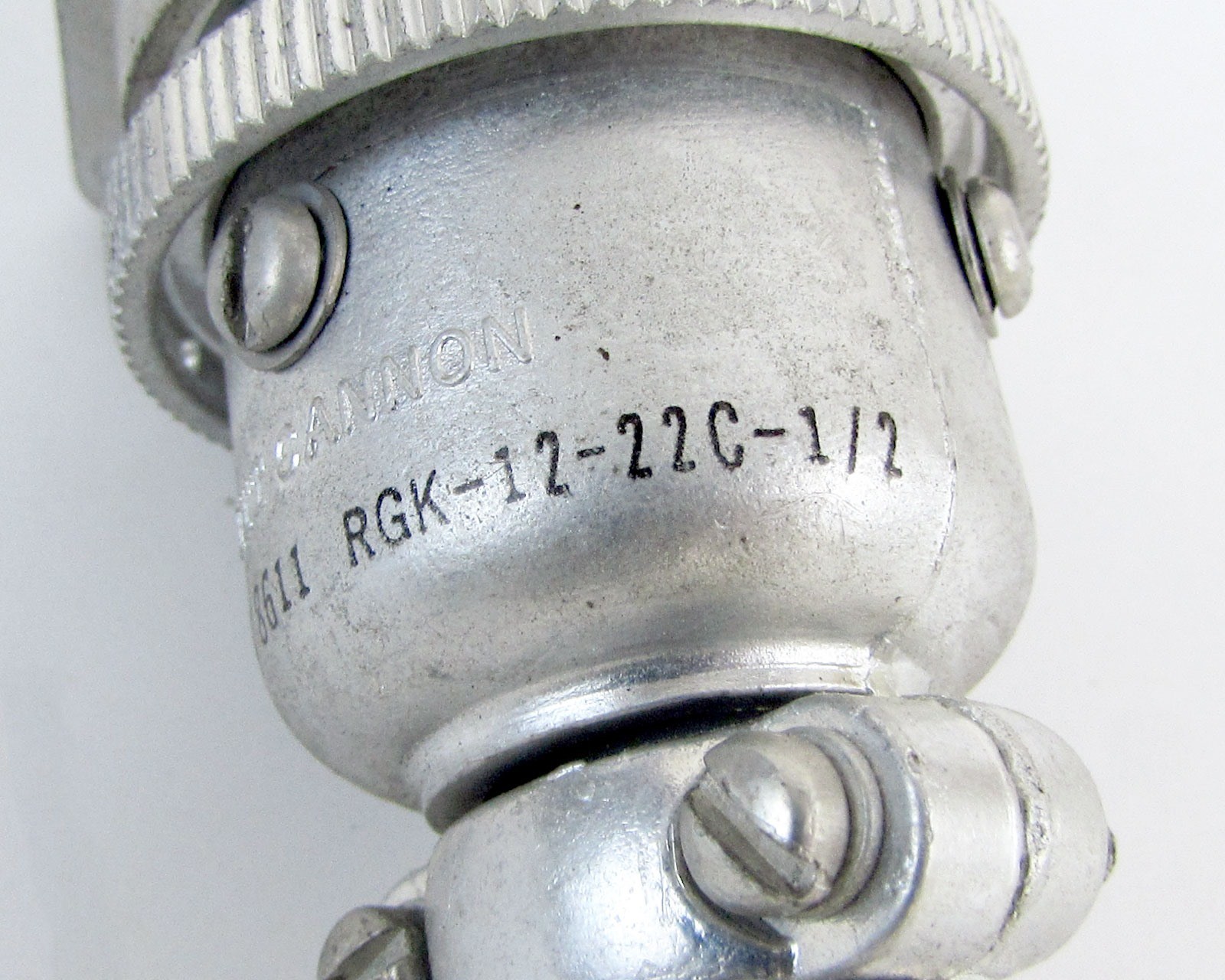 ITT Cannon RGK-12-31SL & RGK-12-22C-1/2 Mated Connectors *USED*