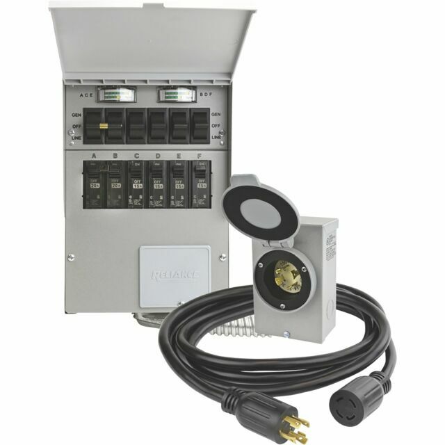 Reliance Controls 306LRK 30-Amp 240-Volt Generator Power Transfer Kit