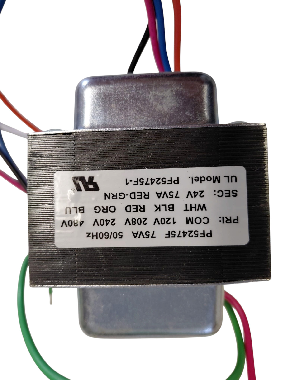 Packard PF52475F Control Transformer 75VA Multi Tap 120/208/240/480V to 24VAC