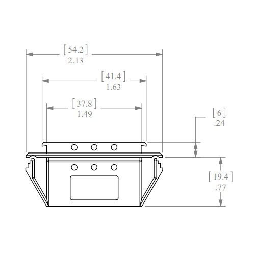 Powerwerx Chassis Mount Kit for Four Anderson Powerpole Connectors