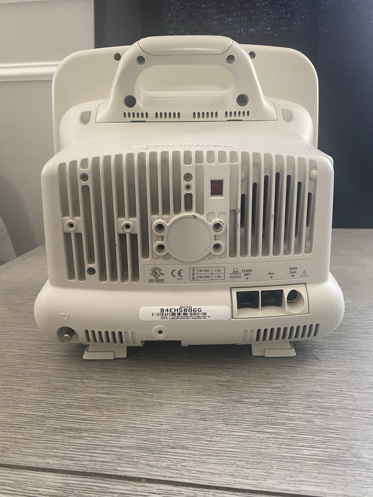 GE DASH 4000 Patient Monitor (with New compatible Leads ECG, NIBP, SPO2) Tested