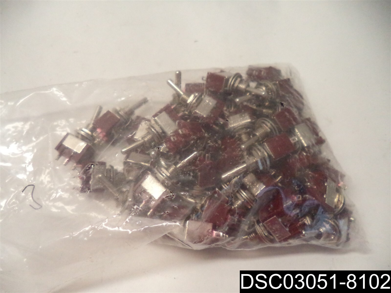 Qty= 50: Electronix Express TS1025L toggle switch, 3 contacts
