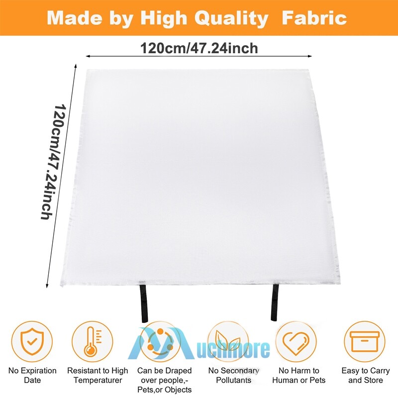 4x Large Fire Blanket Fireproof For Home Kitchen Office Caravan Emergency Safety