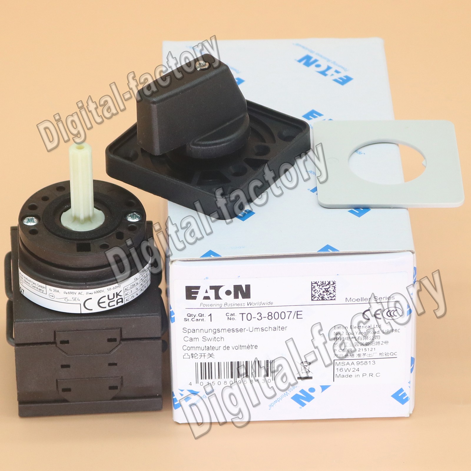 one New EATON Moeller T0-3-8007/E Select switch Quality assurance