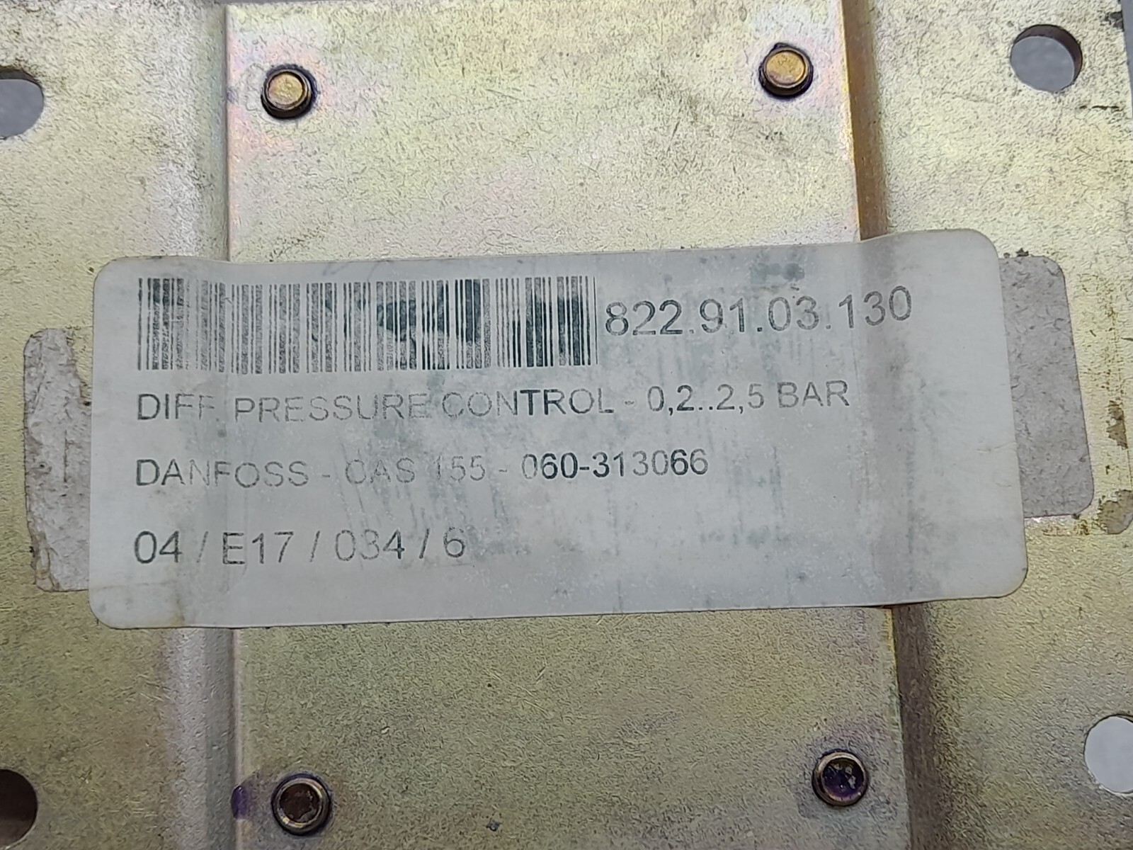 Danfoss 155-060-313066 Differential Pressure Switch 0,2..2,5 Bar