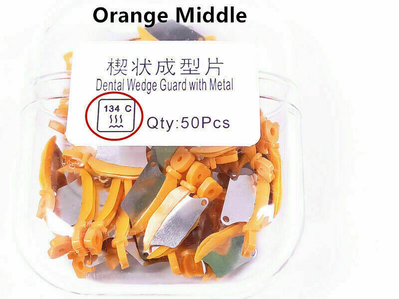 50Pcs Dental Tooth Prep Interproximal Diastema Wedge Guard Matrix Fender Wedges