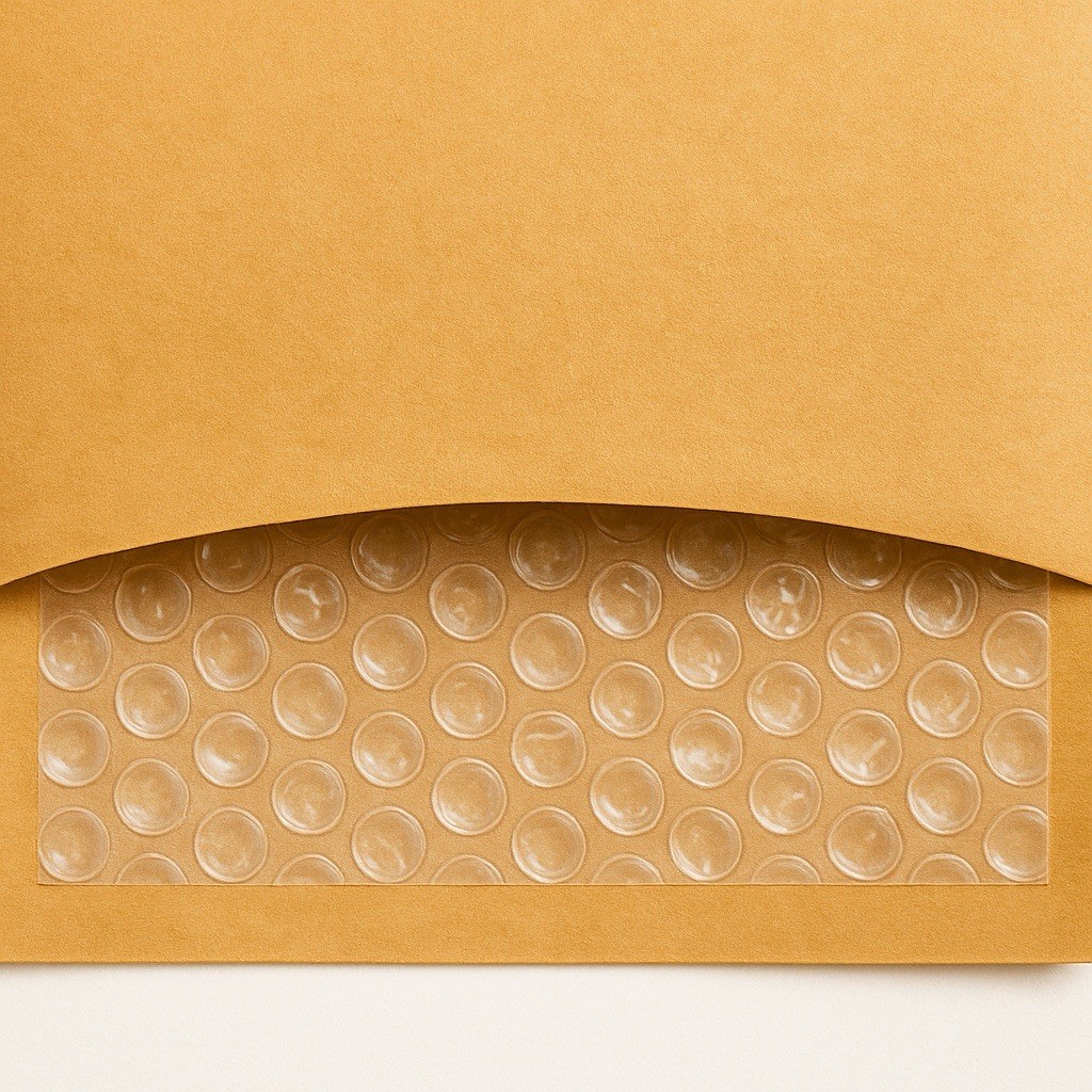 “CD Kraft Bubble Mailers 7.25×8” Padded Envelopes Self-Seal – 10 to 1000 Pack”