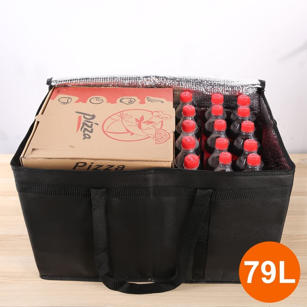 Large Capacity Insulated Food Bag XXXL – Waterproof Design for Safe Deliveries