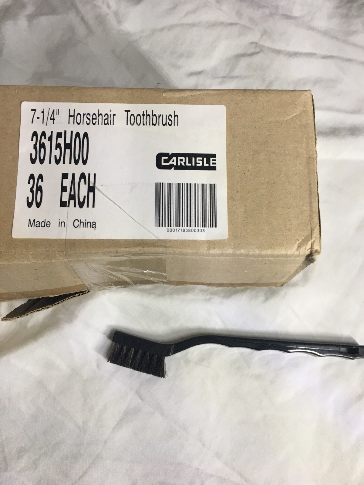 Carlisle 7-1/4” Horsehair Utility Toothbrush Pack Of 36