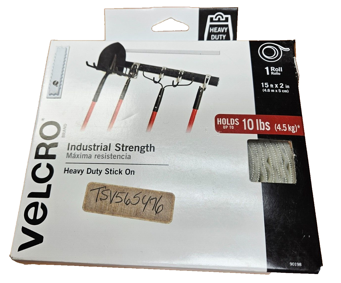 Velcro 2″ X 15′ Industrial Strength Sticky-Back Hook and Loop Fasteners