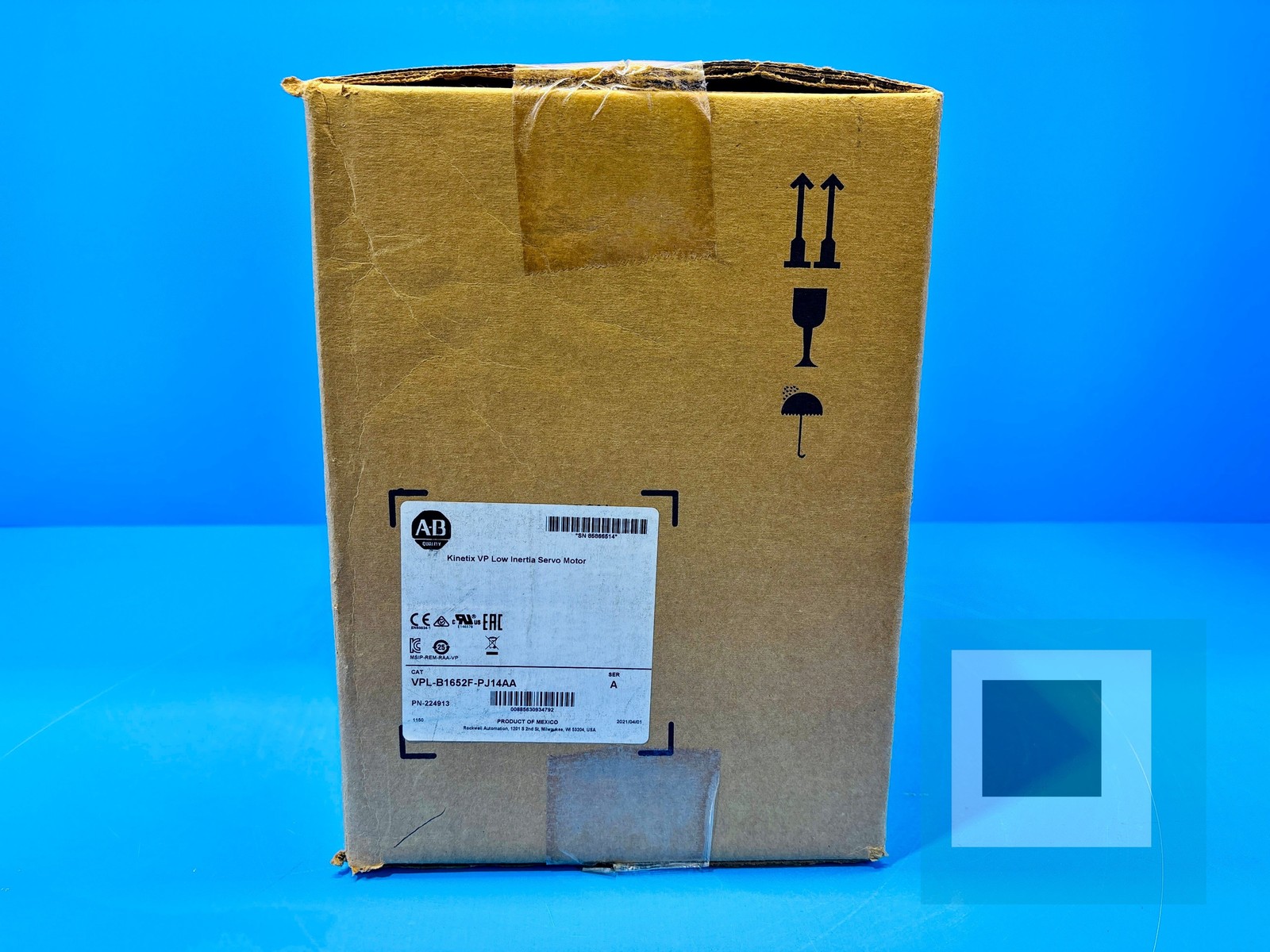 Allen-Bradley VPL-B1652F-PJ14AA Kinetix VP Low Inertia Servo Motor – NEW SEALED