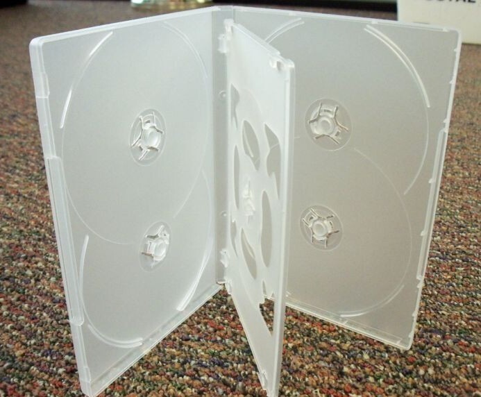 SALE! 10 NEW 14MM CLEAR SLIM 6 DISC 6-DVD CD CASES CASE BOX – DH6C