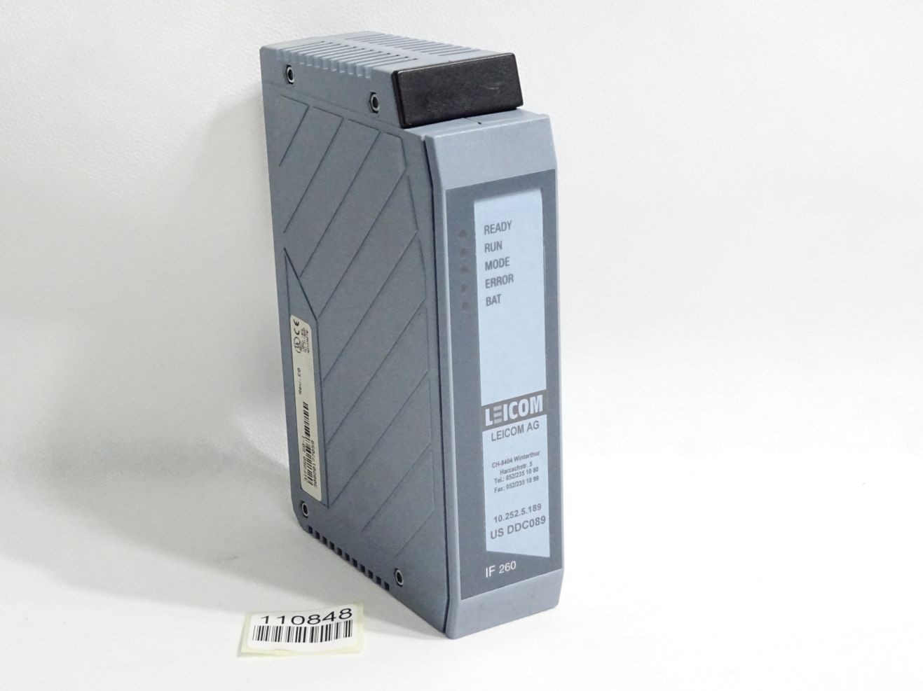 B&R 3IF260.60-1 Rev.E0 2005 Central Unit No Interface Module