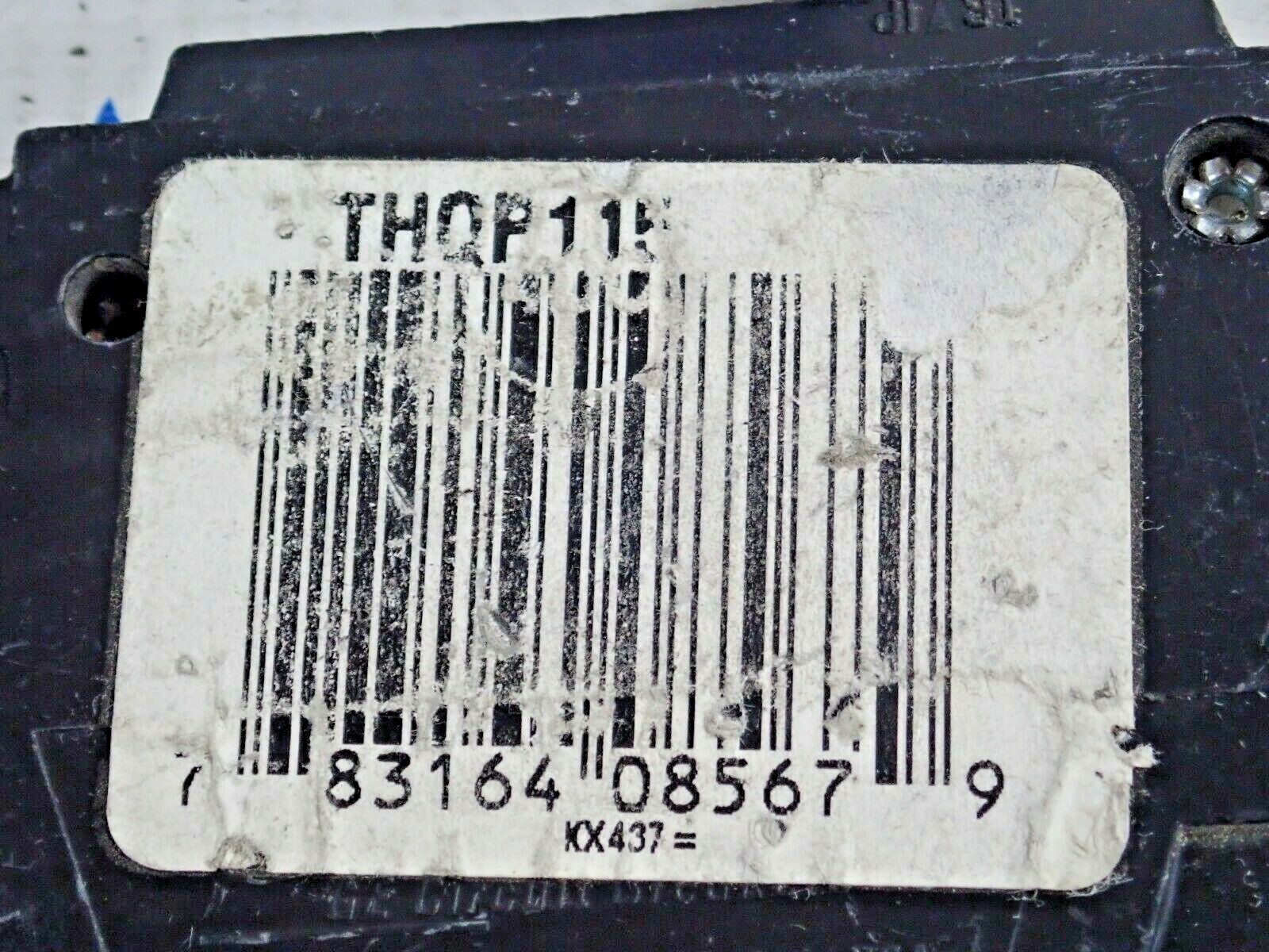 THQP115 GE THQP 1 pole 15 amp plug in 120v Circuit Breaker USED LOT OF 5