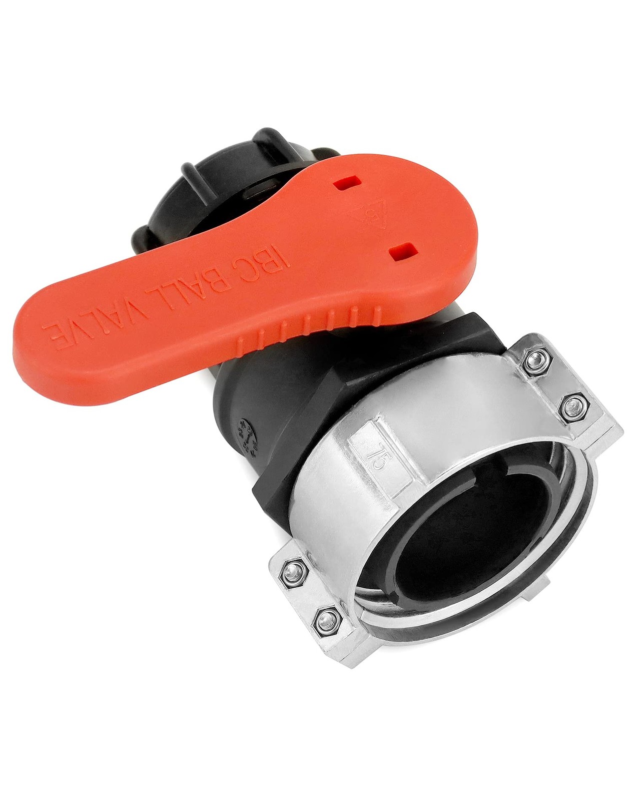 IBC Tote Valve, 2.95″ Heavy Duty IBC Tote Tank Drain Adapter, S75x6 75 mm NPT…