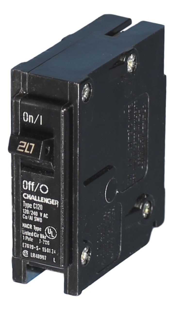 (1 ct.) Challenger C120 BR120 1 Pole 20 Amp Circuit Breaker – New!