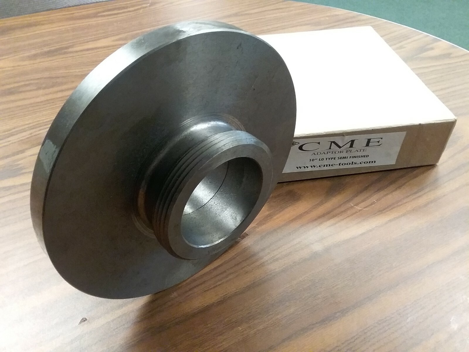 10″ L0 Semi-finished adapter Plate for LATHE CHUCKS #ADP-10-L0SM-NEW