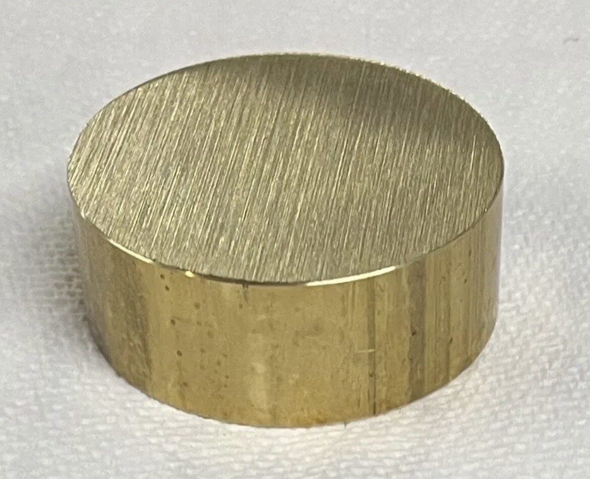 1-5/8” BRASS DISC 3/4” LONG🇺🇸1.625” ROUND 360 BRASS BAR ROD .750” BRASS PLATE