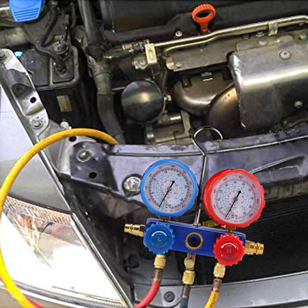R134A HVAC A/C Refrigeration Kit AC Manifold Gauge Set Auto Service Kit R12 R22