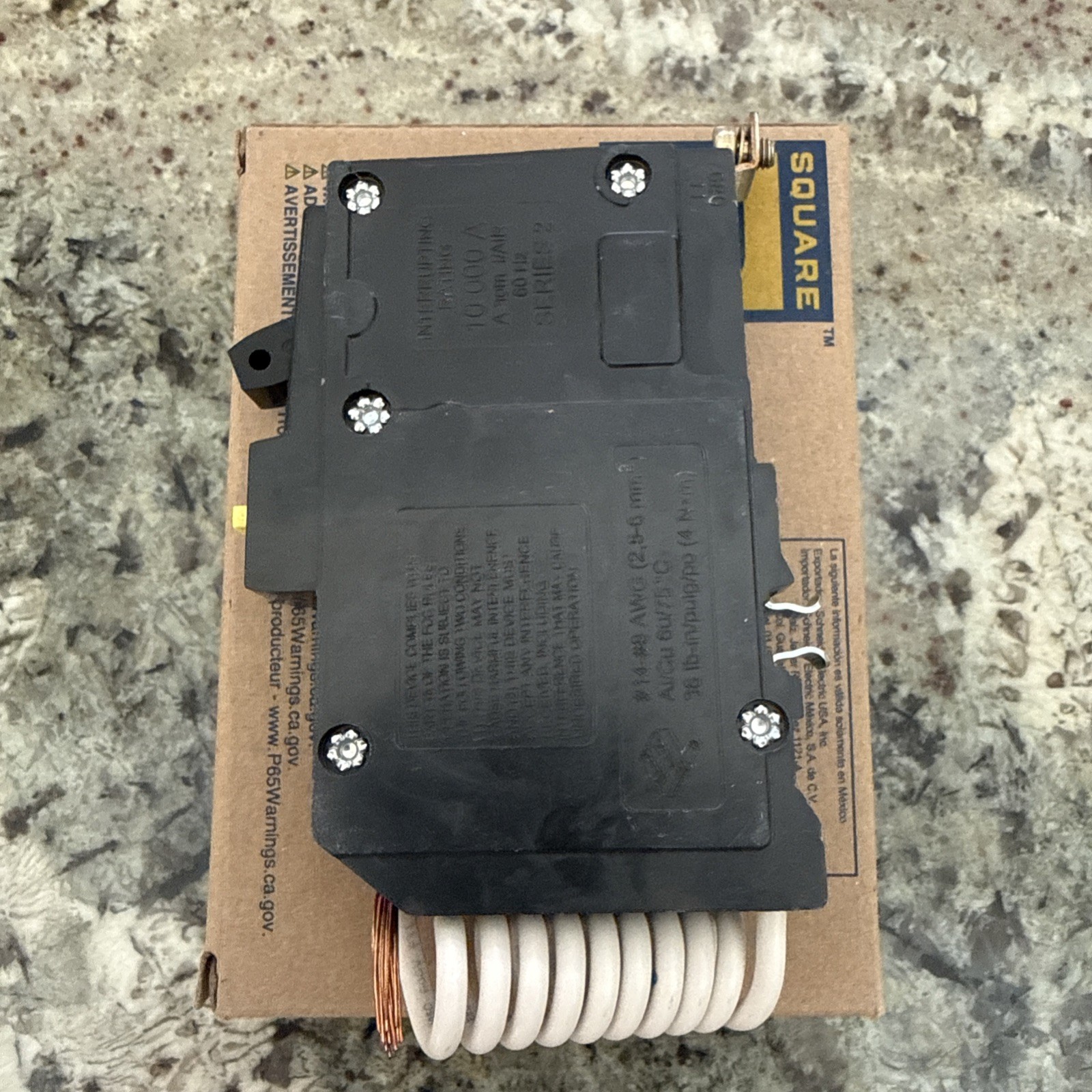 Square D QOB120GFI 20A 1 Pole Bolt-On Circuit Breaker 120/240V Brand New