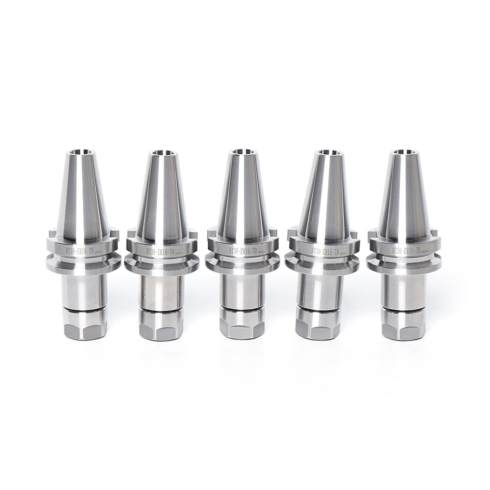 BT30 ER16 70mm 5PCS SET Collet Chuck Tool Holder Balance 12000RPM BT 30 USA