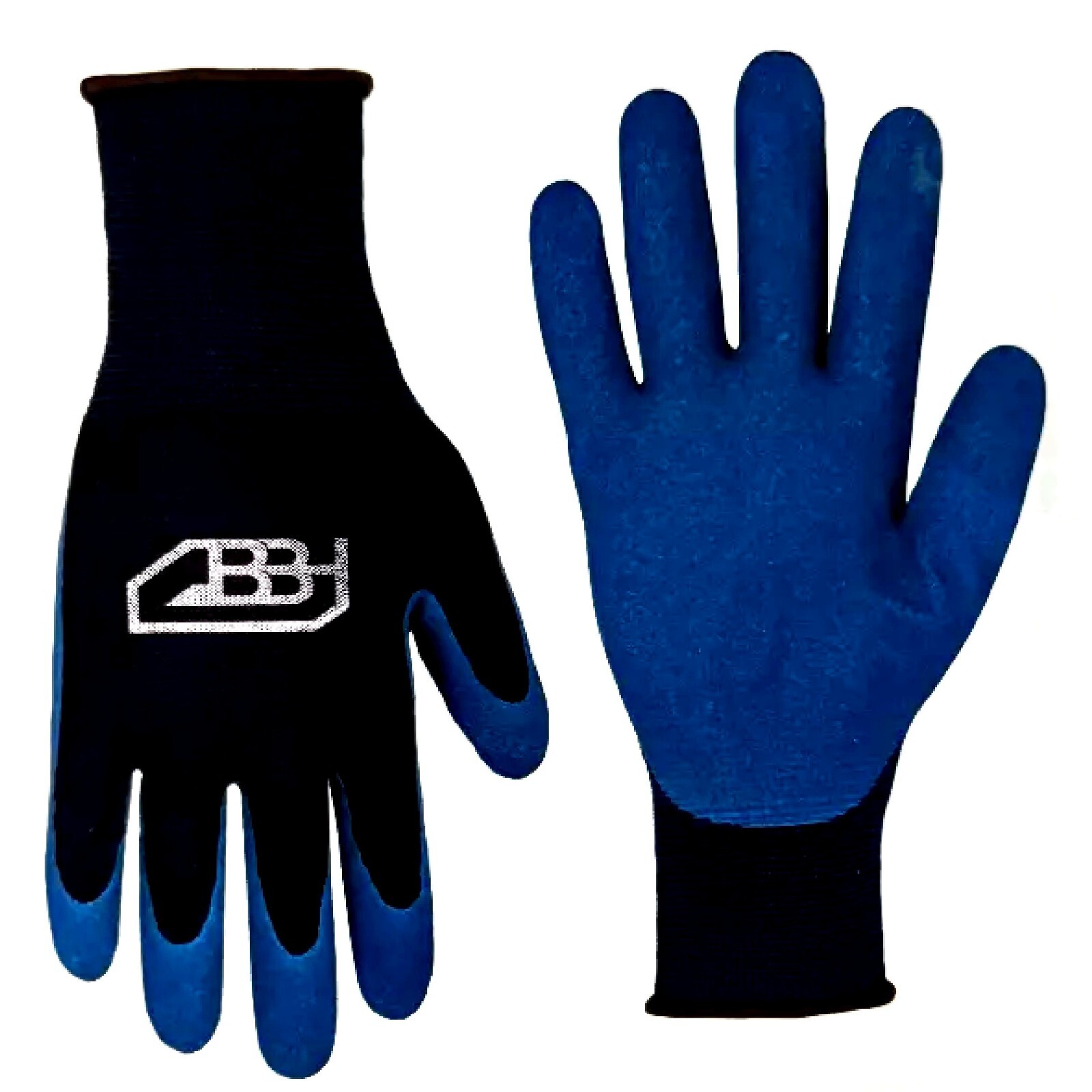 1718583, BBH Spring Work Gloves Latex Coated Multicolor 10 Pairs, 770402046400