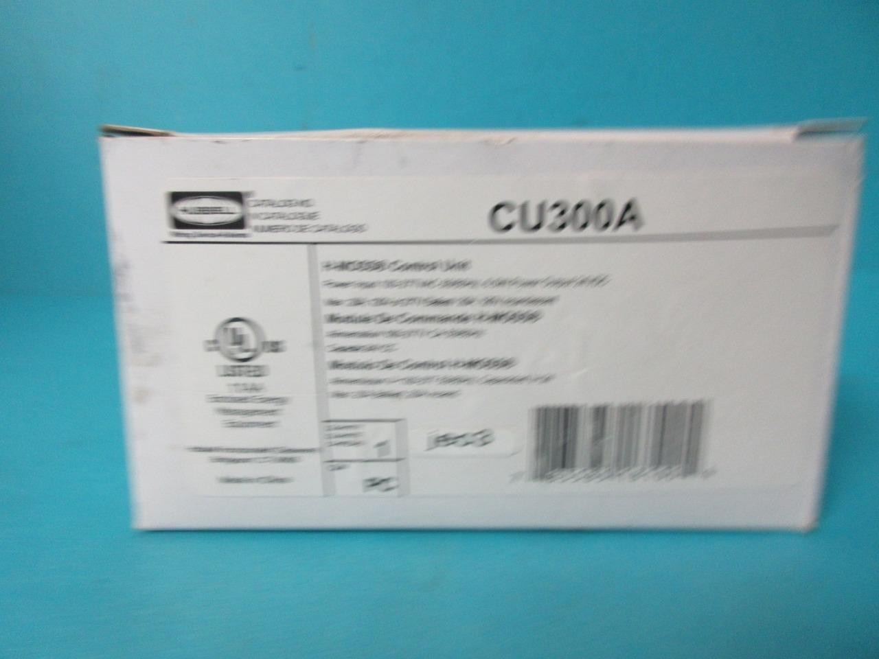 HUBBELL CU300A H-MOSS CONTROL UNIT 100-277 VAC 50/60HZ 6.5W POWER OUTPUT 24VDC