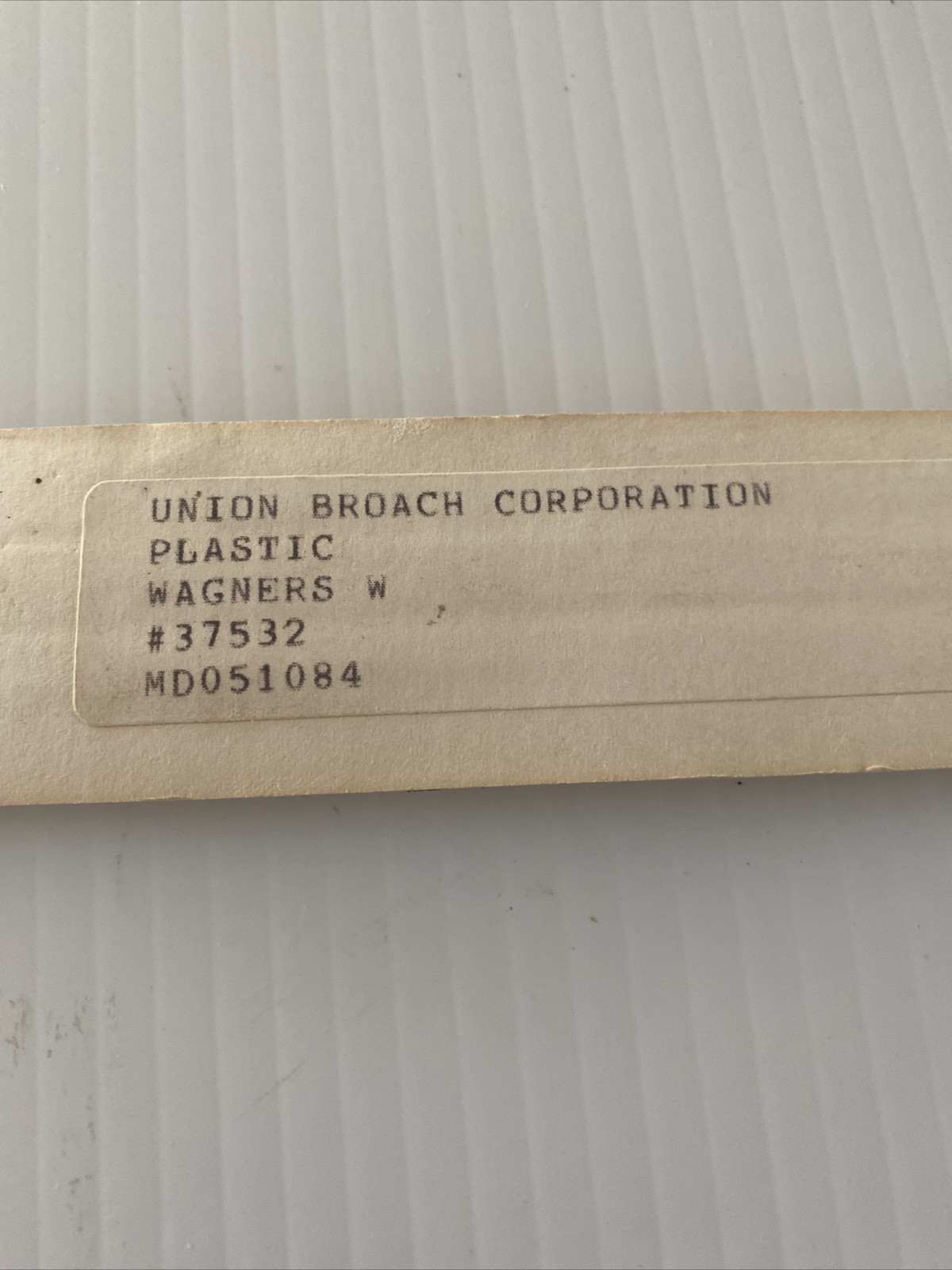 Vintage New Union Broach USA Stainless Steel Dental Wagners W #37532 MD051084