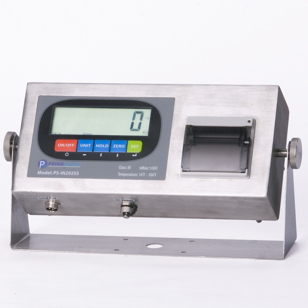 Prime Scale NTEP 40″x40″ Floor Scale with Printer 5,000 lb x 1 lb